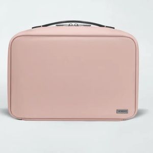 Away travel hanging toiletry bag - petal pink